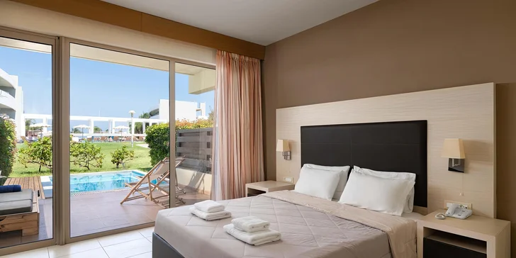 Bydlet budete ve 4* moderním resortu, který nadchne zejména rodiny s dětmi. 