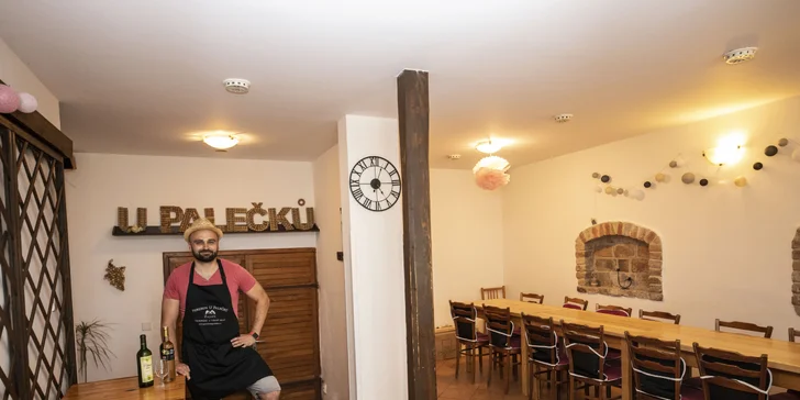 Zvolit můžete i variantu s polopenzí. Jednu večeři vám připraví formou rautu. 