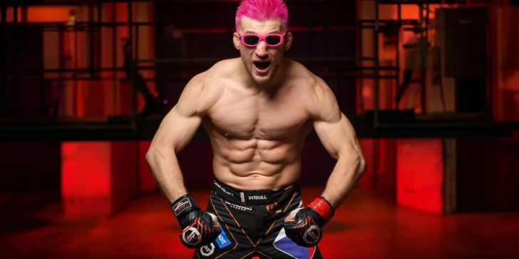 Bijec s přezdívkou Pink Panther je pětinásobným králem Oktagonu. 