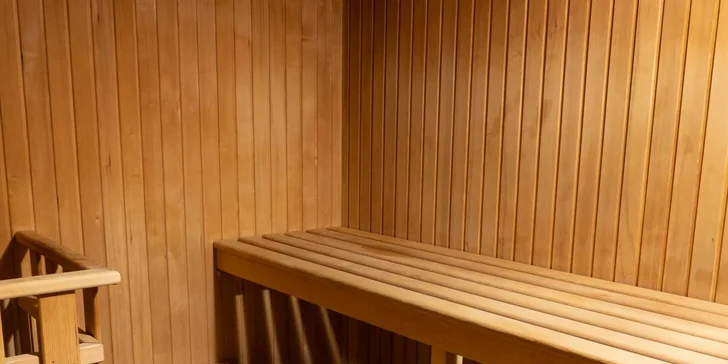 Ve wellness nechybí finská sauna.