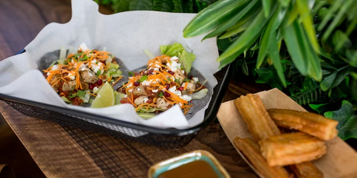 Soft tacos a lahodný dezert Churros