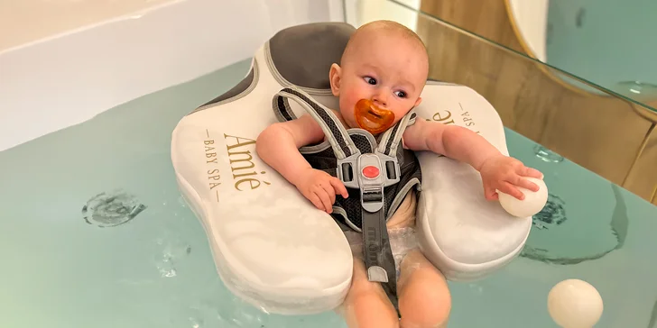 Vstup do Baby wellness pre bábätká od 7 týždňov, vrátane hydroterapie a masáže