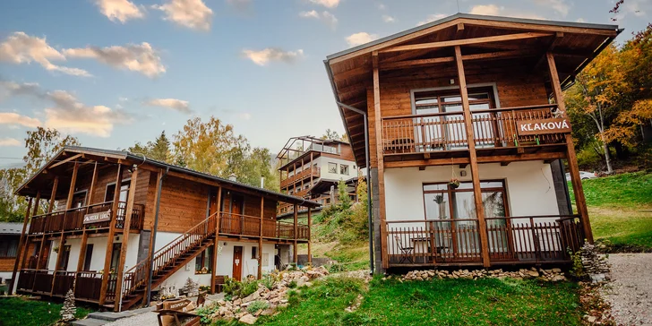 Pobyt v apartmánových domčekoch PLANINA s wellness v obľúbenom rezorte Predná Hora