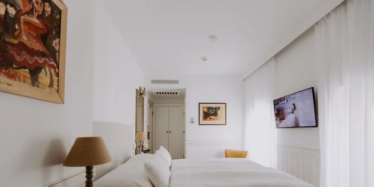 Najdete tu postel manželskou nebo dvě oddělené.
