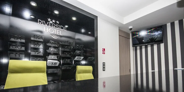 Moderný hotel AquaCity Riverside je otvorený iba od konca októbra 2013. 