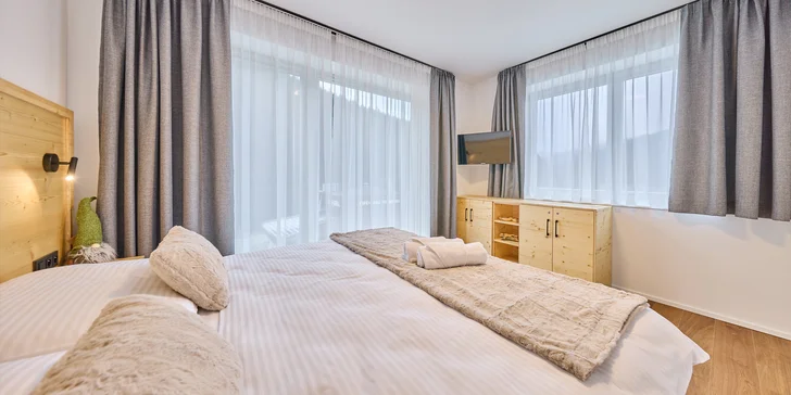 V nabídce jsou apartmány pro páry i rodiny nebo až pro 7 osob.