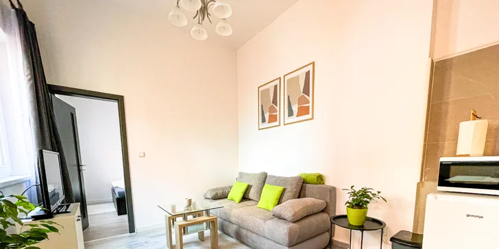 Na výběr je 5 apartmánů na 4 různých adresách. 