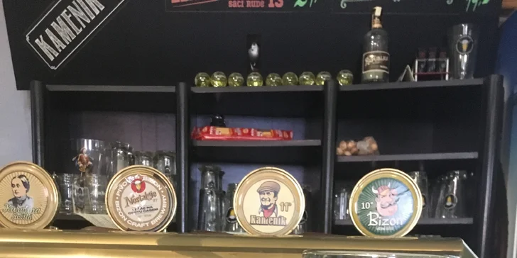 v Pivovárečné restauraci U Bizona dostanete rovnou dvě skvělá piva, která si vyberete ze 3 druhů.