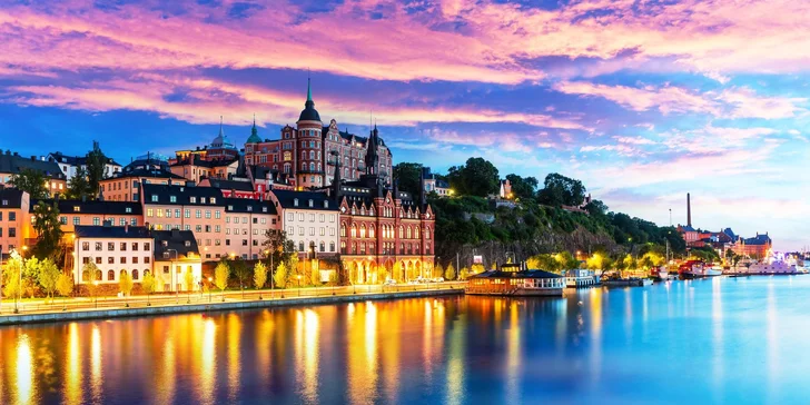 V ceně zájezdu je letecká doprava Praha–Stockholm–Praha včetně všech poplatků. 