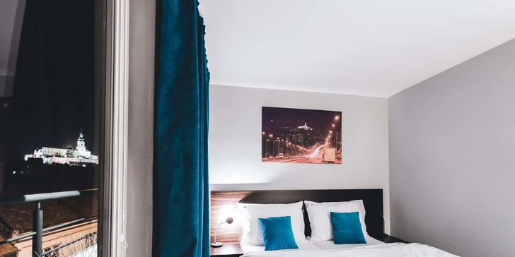 Pohodlie si spravíte v dvojlôžkovej klimatizovanej izbe Comfort (26 m²).