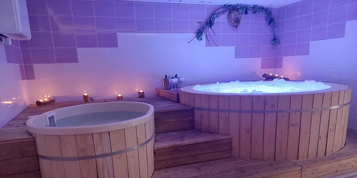 V krásném wellness si zase skvěle odpočinete.