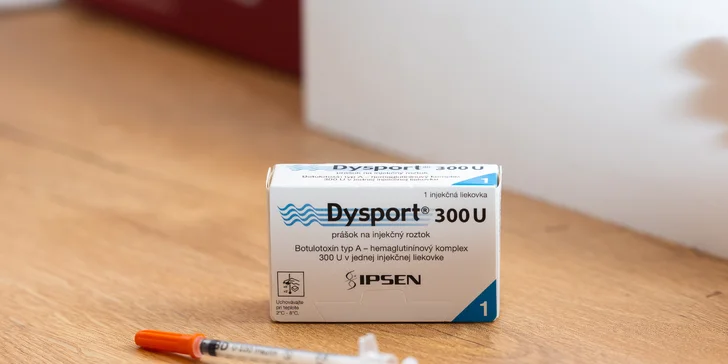 Pri ošetrení bude použitý botox kvalitnej značky Dysport 