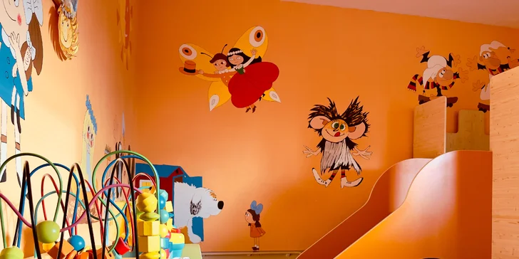 Pro děti tu mají prima hernu.