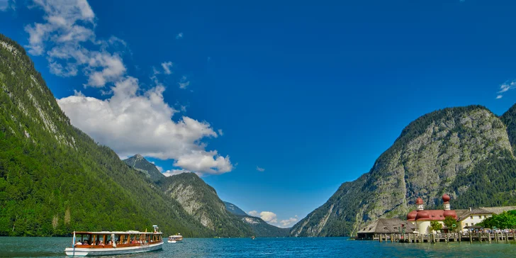 Podíváte se také k jezeru Königssee.