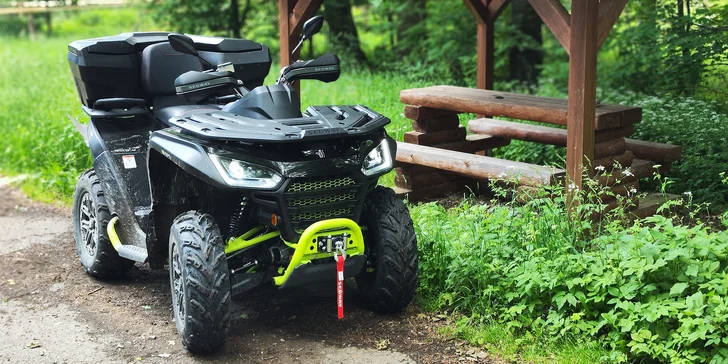 Zapůjčíte si tu čtyřkolku Segway AT6 L na 1, 3, 8 nebo 24 hodin. 