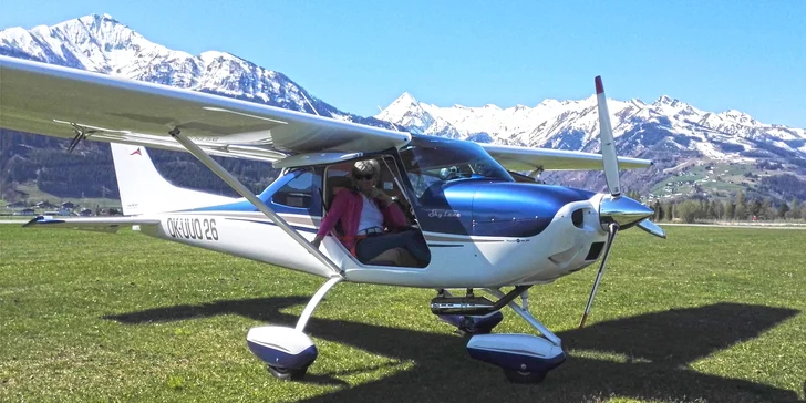 NP Šumava z ptačí perspektivy: pilotem na zkoušku letadla Sky Lane pro jednoho