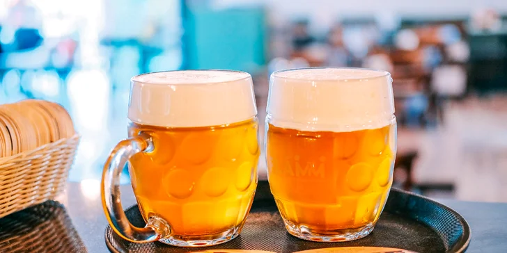 Po příchodu na vás bude čekat welcome drink v podobě točeného piva dle vlastního výběru.