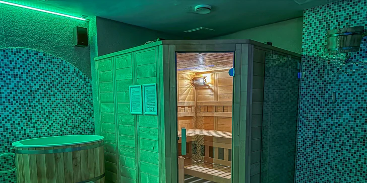 Vďaka 50-minútovému privátnemu vstupu do hotelového wellness si budete relax užívať v skutočnom súkromí.