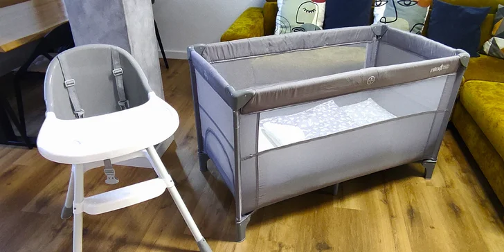 Apartmány jsou ideální pro rodinnou dovolenou, po domluvě vám půjčí dětskou postýlku. 