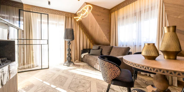 Ubytovať sa môžete v jednom zo šiestich apartmánoch, ktoré nesú meno po tatranských štítoch.