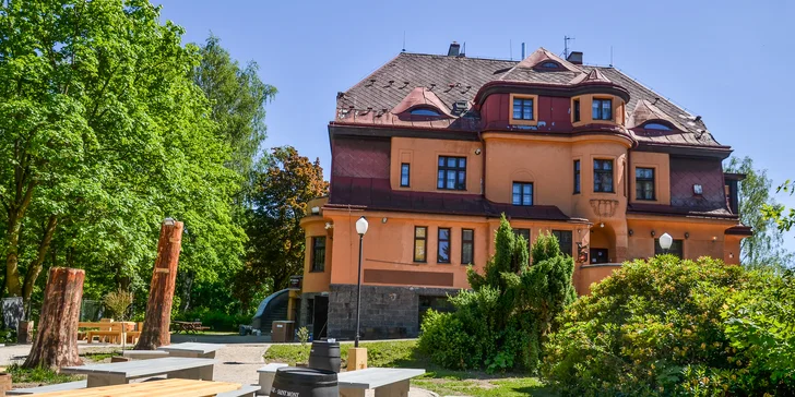 Pivovar nabízí také ubytování ve vlastním penzionu.