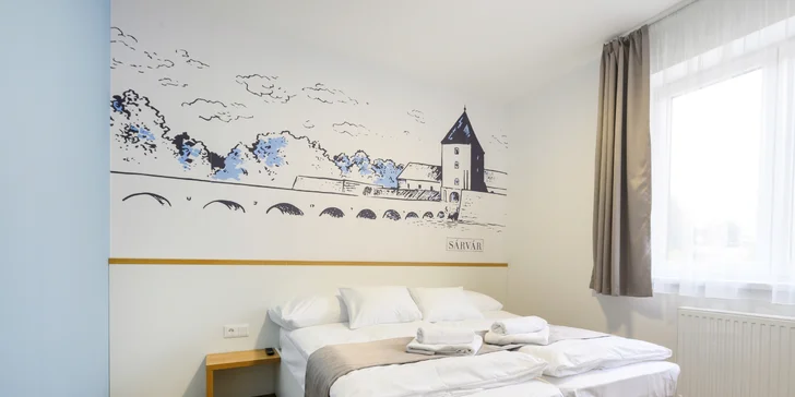 K dispozici je klimatizace, koupelna s toaletou a sprchou, TV a Wi-Fi a vybavená kuchyňka. 