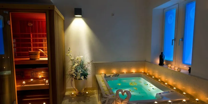 Za příplatek si v lázeňském komplexu dopřejete i saunu, masáže nebo další wellness procedury.