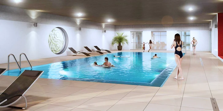 Večerní relaxace: 2 hodiny v moderním wellness a čokoládový fondant s kávou pro dva