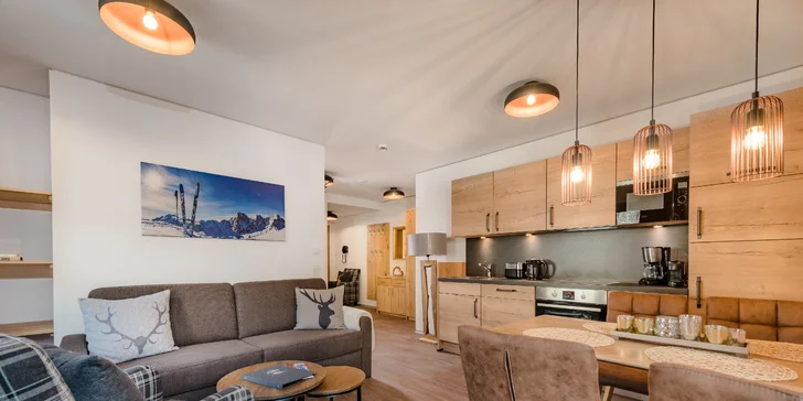 Vejde se sem 4–6 výletníků (podle apartmánu). 