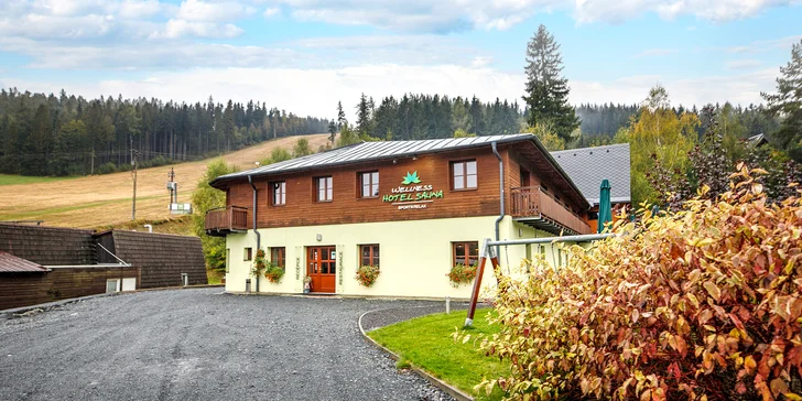 Pobyt v srdci Jeseníkov až pre 8 osôb: raňajky alebo polpenzia, sauna, možnosť vírivky aj masáže