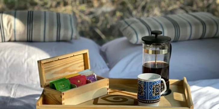 V bedničce najdete třeba pomazánky, parfait, čerstvý fresh, cookies, domácí džem, čerstvý chléb.
