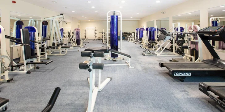 Vstup do fitness je neomezený.