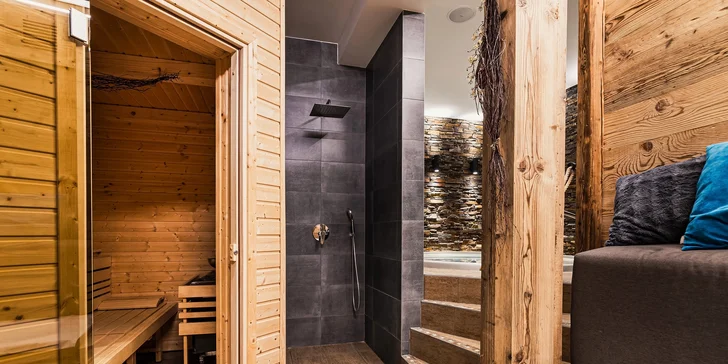 Těšte se i na odpočinek v hotelové wellness zóně.