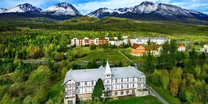 Pobyt v adult only hotelu s výhledem na Gerlachovský štít včetně polopenze