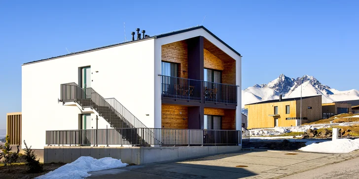 Nové apartmány v Malom Slavkove s raňajkami, nádhernými výhľadmi na Tatry a možnosťou wellness