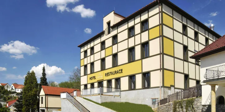 Hotel Olberg v Olomučanech je asi 30 minut jízdy z Brna.