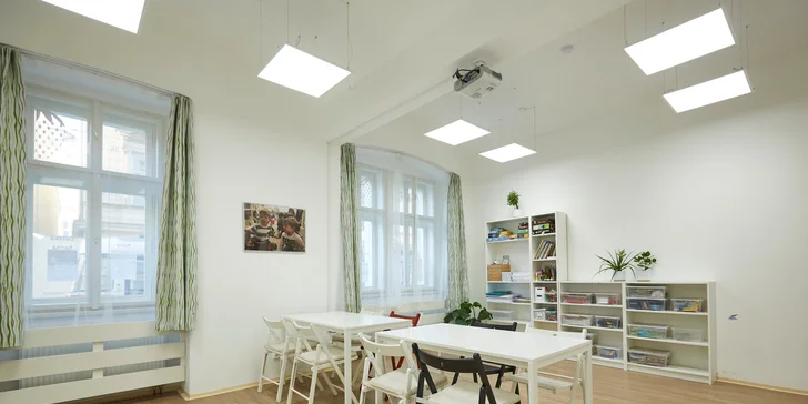 Ateliér, kde probíhají kurzy. 