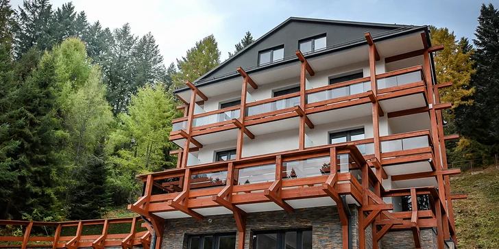  Užite si dovolenku vo dvojici s výhľadom na hory alebo s celou rodinou v apartmáne s vírivkou.