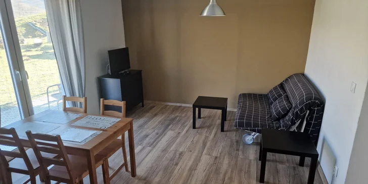 V některých apartmánech se můžete ubytovat i s pejskem.