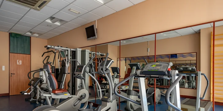 Keď budete mať chuť, oddýchnete si aj aktívne, a to vďaka neobmedzenému vstupu do fitness centra.