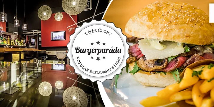 Dva libovolné burgery z restaurace Popular