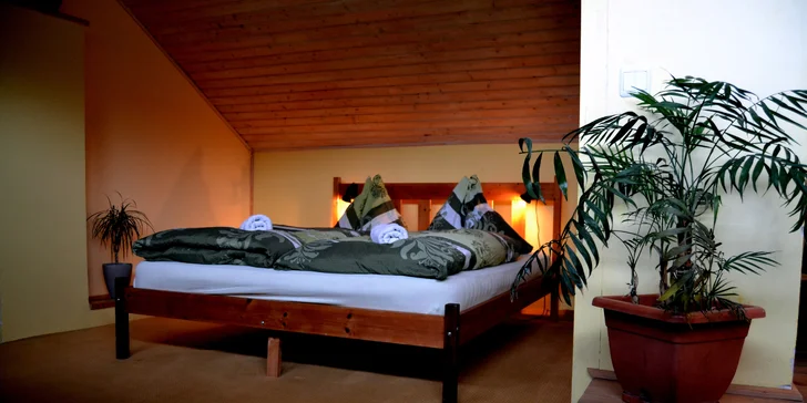 Ubytujete se v jednoduše, ale účelně zařízených pokojích či apartmánech.