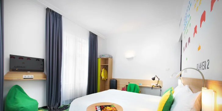 Spať budete v modernom dvojlôžkovom izbe typu Design.