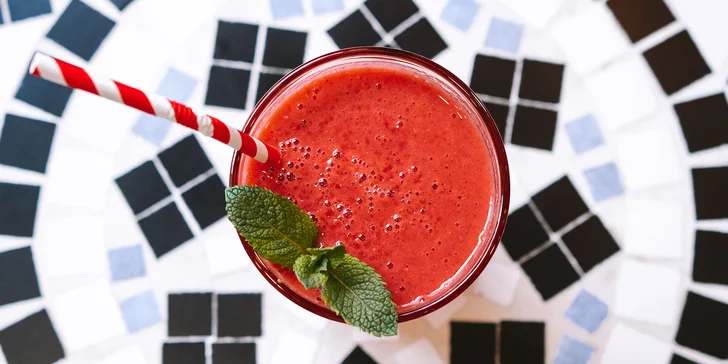 Pochutnat si můžete na smoothie dle výběru.