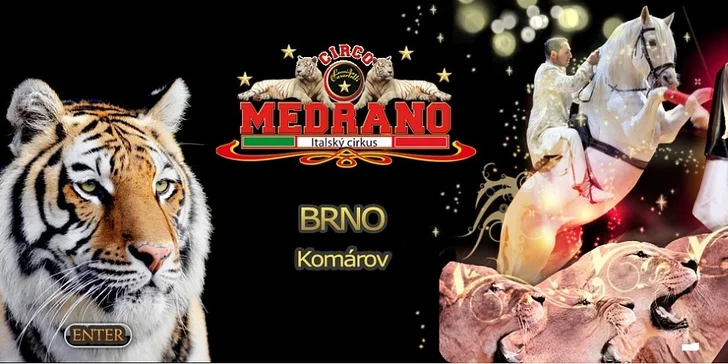 Vstupenka na Italský cirkus Medrano