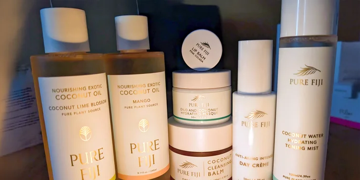 Masérka používá přírodní kosmetiku od značek Pure Fiji, Saloos či Kinetics Spa. 