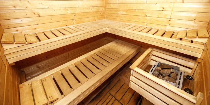 Těšte se i na privátní relax v sauně.