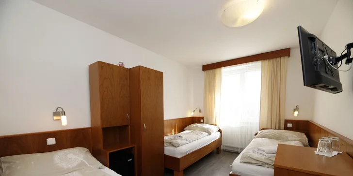 Nechybí ani TV a Wi-Fi připojení zdarma.