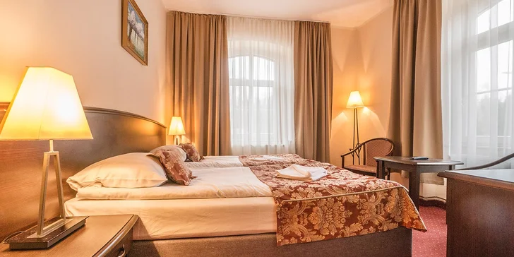 Připraven pro vás bude pokoj dle vašich preferencí. 