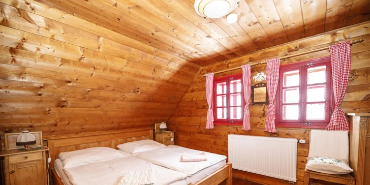 Pohodlně se tu ubytuje až 8 lidí